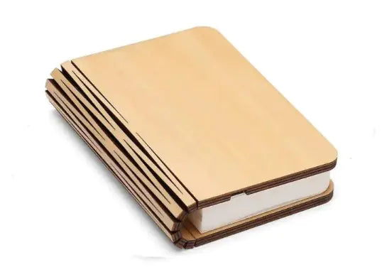 Folding Wooden Book Lamp